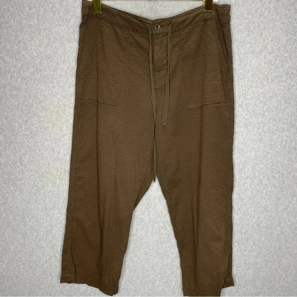 Fresh Produce Lagenlook Y2K Brown Gauzy Cotton Lounge Set - Picture 2 of 8